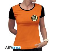 Dragon Ball - T-Shirt Kame Symbol Femme Mc Orange - Premium (S)