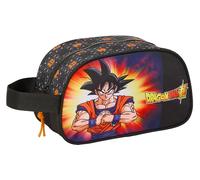 Dragon Ball Trousse d'école Moyenne avec poignée, Adaptable au Chariot, Facile à Nettoyer, Confortable et Polyvalent, qualité et résistance, 26 x 12 x 15 cm, Couleur Noire, Noir, Estándar,