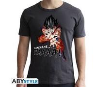 DRAGON BALL - Tshirt ""DBZ/ Kamehameha"" homme dark grey XS G