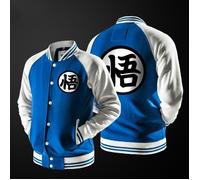 Dragon Ball Veste de Baseball Homme Automne Hiv... XXL
