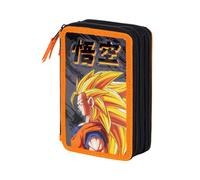 Dragon Ball Warrior Trousse Triple Garnie, Multicolore