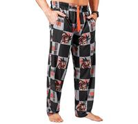 Dragon Ball Z Bas de Pyjama Homme Ado Pantalon Pyjama Détente Anime avec Poches Vêtements de Nuit Homme Cadeau Geek (L, Multi)