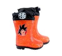 Dragon Ball Z Bottes de Pluie Imperméables pour Garçon, Tailles EU 24 à 33 (Orange, EU 32/33, Système Taille Chaussures EU, Enfant de 2 à 5 ans, Homme, Numérique (intervalle), Moyen, 32, 33)