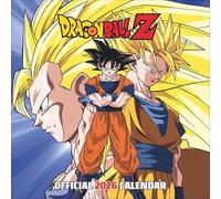 Dragon Ball Z Broschurkalender 2026: Jahres-Wandkalender 2026 mit den Protagonisten des berühmten Animes: Son-Goku, Vegeta und Co. in einem Broschurkalender mit Monatskalendarium.
