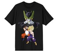 Dragon Ball Z Cell Goku et Gohan T-shirt noir pour homme, noir, Taille 5XL