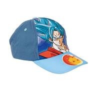 Dragon Ball Z Chapeau pour Garçons, Casquette D'été, Super Saiyan Design, Cadeau pour Garçons, Casquette Réglable | Bleu Foncé
