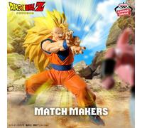 Banpresto Figurine Match Makers Dragon Ball Z Super Saiyan 3 Son Goku vs Majin Buu (Pure) 16 cm