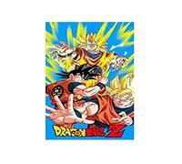 Dragon Ball Z Goku Super Saiyan - Serviette de Plage 140 x 70 cm - 100% Coton - Grande Serviette