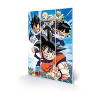 Dragon Ball Z - Impression sur Bois 20 x 29,5 cm (Strength and Heart of A Hero)