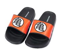 Dragon Ball Z Pantoufles de plage pour enfant | Pantoufles de piscine garçon orange Goku | Pantoufles de plage antidérapantes légères | Sandales à bande monobloc d'été, 11073 orange, 36 EU