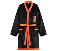 Dragon Ball Z Peignoir Homme Polaire, Doux et Moelleux, Loungewear - Cadeau Homme(Noir, S)