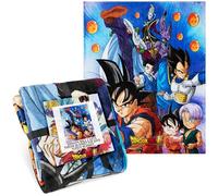 Dragon Ball Z Plaid Polaire 150x130 cm, Couverture Douce et Chaude, Couverture Légère Canapé Lit, Imprimé Goku, Cadeau Enfant et Fans d'Anime