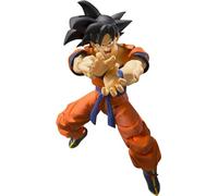 Dragon Ball Z Son Goku -A Saiyan Raised on Earth, Bandai S.H.Figuarts Multicolore