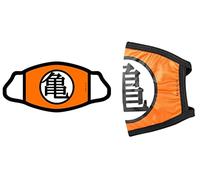 Dragon Ball Z - Symbole Kame - Masque de Protection Facial Lavable Taille Unique - Abystyle