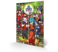 Dragon Ball Z - Tournament Of Power - Impression Sur Bois 40x59cm