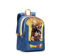 Dragon Ball Zaino Organizzato, Zaino Organisation Unisexe - Bambini e ragazzi, Blu/Giallo, Taglia unica -