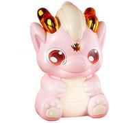 Dragon Bank for Kids - Pot de pièces anti-casse, animal de compagnie du zodiaque de dessin animé, conteneur chanceux, économie d'argent durable | 2024 Année du dragon Piggy Bank pour ni