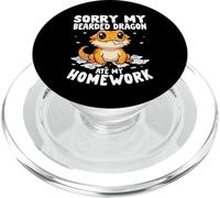 Dragon Barbu a mangé Mes devoirs drôle pour Enfants PopSockets PopGrip pour MagSafe