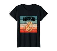 Dragon Barbu Anatomie Humour Reptile Cricket Stockage Dessin T-Shirt Graphique avec Valeur