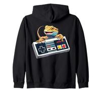 Dragon barbu Gamer Nerd Style Rétro Design Sweat à Capuche