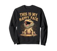 Dragon barbu « This Is My Happy Face » - Style charmant Sweatshirt