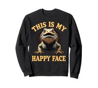 Dragon barbu « This Is My Happy Face » Sweatshirt