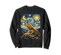 Dragon Barbu Van Gogh Animal Magique inspiré de la Nuit étoilée Sweatshirt