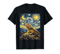 Dragon Barbu Van Gogh Animal Magique inspiré de la Nuit étoilée T-Shirt