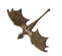 Dragon Bibshelf Nook - Fantasy Gothic Shelf Dragon Ornement, Mythical Bookend Decor, Dark Creature Affichage, Sculpture détaillée Utilisation décorative à long terme | avec des étagères de bureau de t
