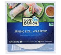 Dragon Bleu Emballages De Rouleau De Printemps 134G - Paquet de 6