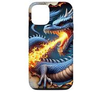 Dragon bleu infernal des abysses Coque pour iPhone 12/12 Pro