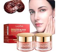 Dragon Blood Lot de 2 crèmes anti-âge pour le visage Dragons Blood Easy Cream Retinol Placenta Sang de dragon Sang de dragon Lissage des rides Crème régénérante anti-rides Sang de dragon Crème