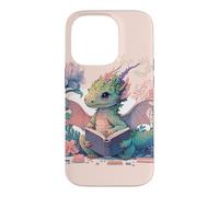 Dragon Book Worm Dragons and Books Happy Reading Book Dragon Coque pour iPhone 14 Pro