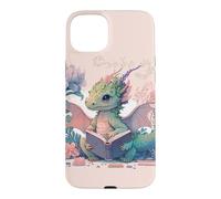 Dragon Book Worm Dragons and Books Happy Reading Book Dragon Coque pour iPhone 15 Plus