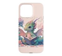 Dragon Book Worm Dragons and Books Happy Reading Book Dragon Coque pour iPhone 15 Pro Max