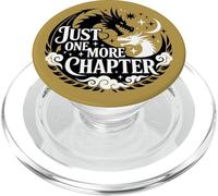 Dragon Bookish Just One More Chapter Romantasy Book Lover PopSockets PopGrip pour MagSafe