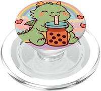 Dragon Bubble Tea Lover, Mignon Anime Kawaii Rainbow PopSockets PopGrip pour MagSafe
