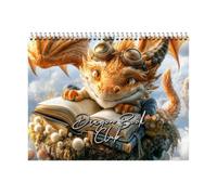 Dragon Calendar - Paper Wall Wire Binding Monthly Fantasy