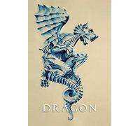 Dragon: Carnet Ligné Avec Un Superbe Dragon Dessiné À L'encre