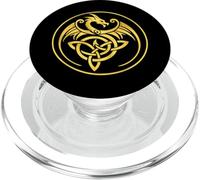 Dragon Celtique Fantastique - Noeud Celtique PopSockets PopGrip pour MagSafe