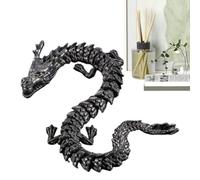 Dragon chinois articulé, dragon chinois imprimé en,Statue articulée Fidget Dragon Chinois Jouet | Jouet de simulation de créature d'interaction parent-enfant pour bureau, table à thé, bibliothèque