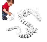 Dragon Chinois imprimé en 3D, Dragon Chinois articulé Jouet Pratique | Agiter Décorations de table, interaction Parent-enfant, pour bibliothèque, vitrine, Table de chevet