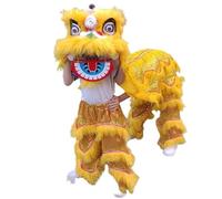 Dragon chinois Lion Accessoire de danse complet double tête Clignotant Performance Costume Décor Adultes Enfants Festival Défilé Spectacle