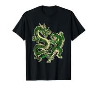 Dragon Chinois Tigre T-Shirt Graphique avec Valeur