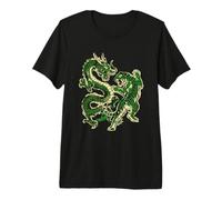 Dragon Chinois Tigre T-Shirt Haut de Gamme