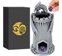 Dragon Climb Castle Tour de dés en résine Coffret cadeau avec boîte