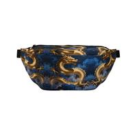 Dragon Cloud Soar Sac banane de course à pied sans rebond pour salle de sport, sac banane étanche avec sangle réglable
