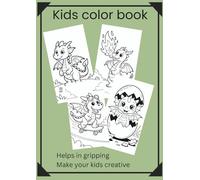 Dragon Coloring Book for Kids Ages 2-8: Fun and Easy Dragon Adventures to Color for Boys and Girls: Cute and Friendly Dragon Illustrations - Perfect for Creativity, Relaxation, and Imagination