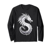 Dragon Cool Fantasy Œuvre d'art Japonaise Motif Art Manche Longue