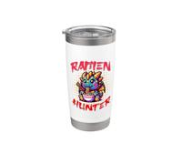 Dragon cool mangeant des ramen cartoon ramen Hunter Noodle Lover Gobelet isotherme en acier inoxydable double paroi